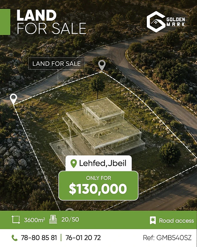 GMB540SZ - Land For Sale In Lehfed  - أرض للبيع في لحفد