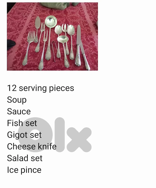 Christofle Marly Silver Set