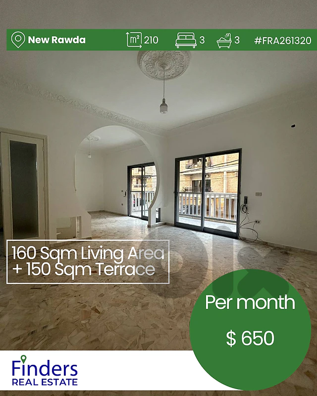 Apartment for rent in New Rawda! شقة للإيجار في نيو روضة !