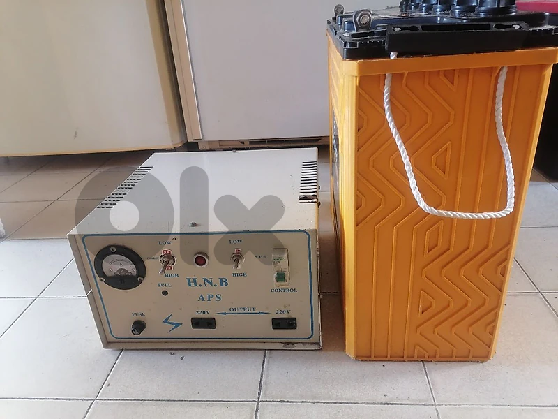 aps 1000va + بطارية ٢٢٠ امبير
