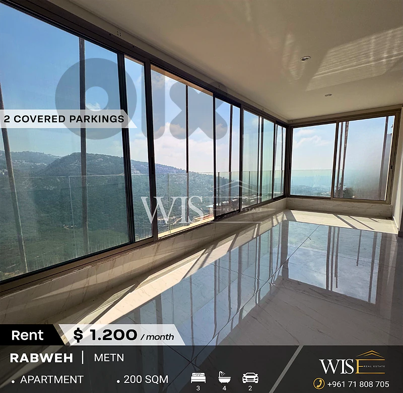 🏡 200 SQM Apartment for RENT in Rabweh!
