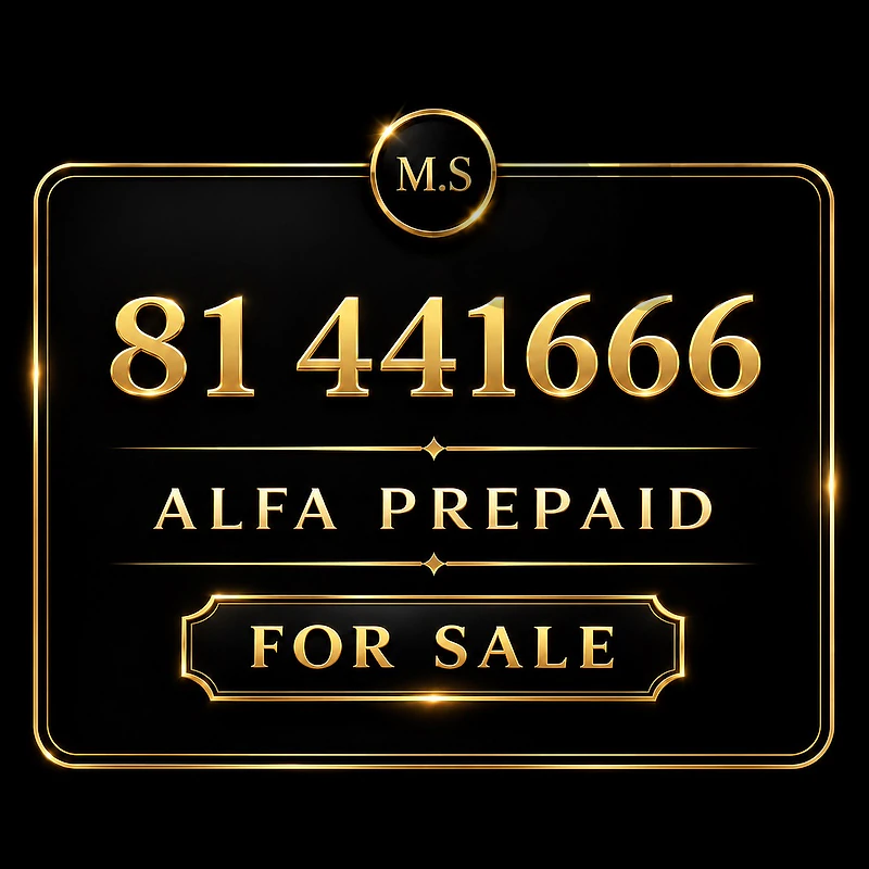 special alfa prepaid for more info 81-999909
