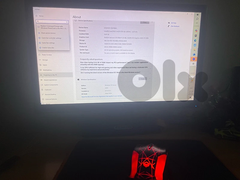 Gaming pc with monitor and mouse for $300