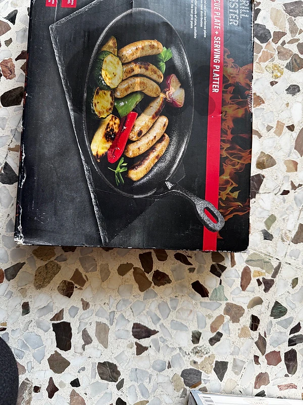 Grill pan with platter
