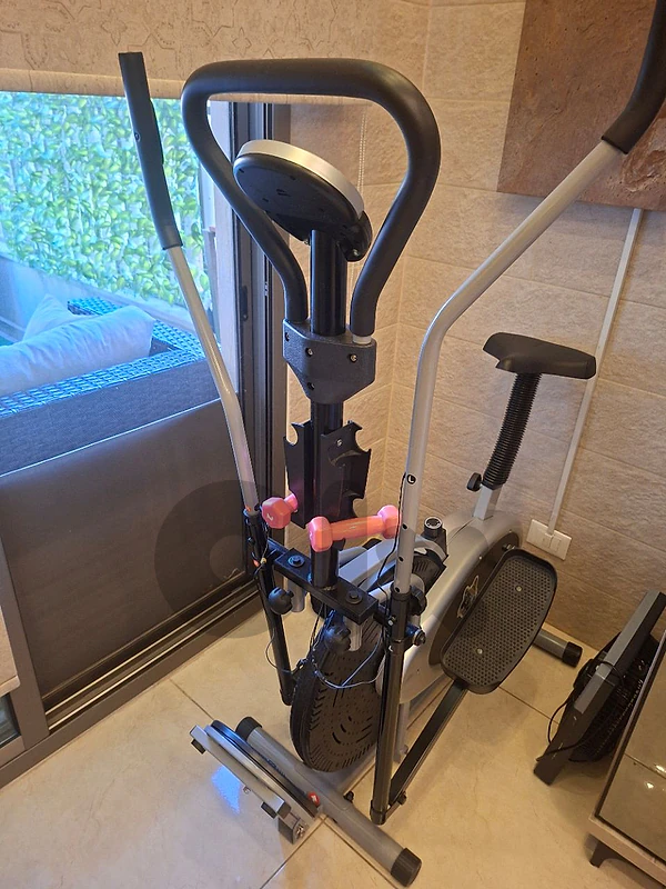 eleptical and bike