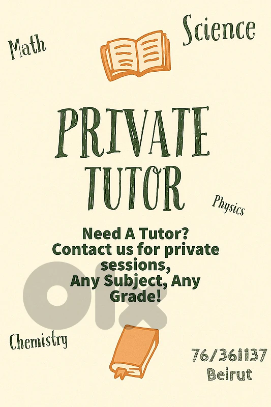 Private Teacher - Tutor - Private Lessons -Agenda