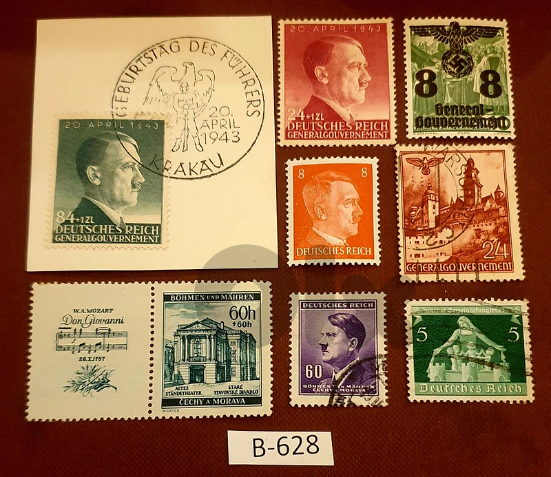Germany Reich Nazi 9 stamps Lot# B-628