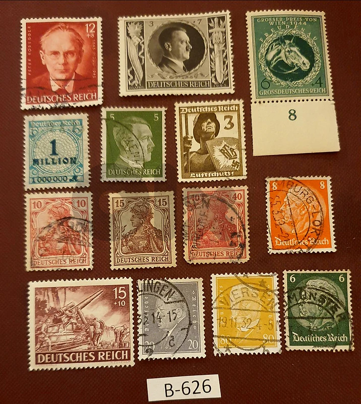 Germany Reich Nazi 14 stamps Lot# B-626