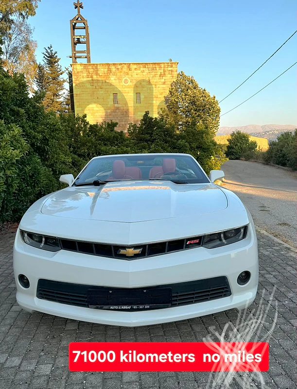 Chevrolet Camaro 2015 RS 71000 Kilometers as new car Chevrolet Camaro 2015 RS 71000 Kilometers as new car