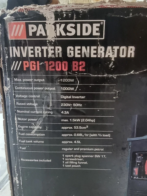 inverter Moter Parkside 1200w