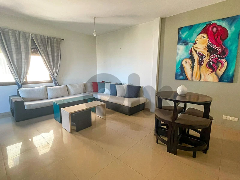 105 SQM Furnished Apartment in Mazraat Yachouh, Metn with Sea View