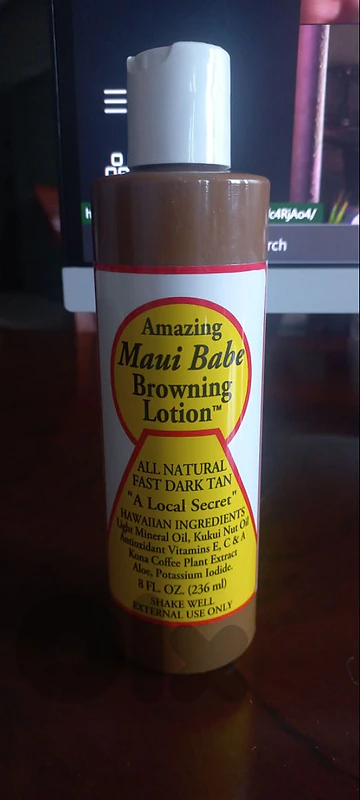 Amazing Maui Babe browning lotion
