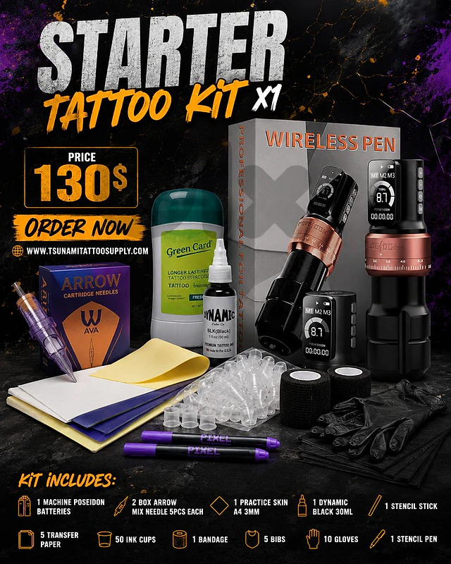 starter tattoo kit X1