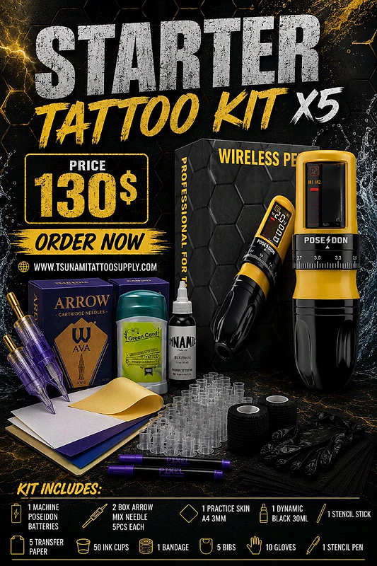 starter tattoo kit X5