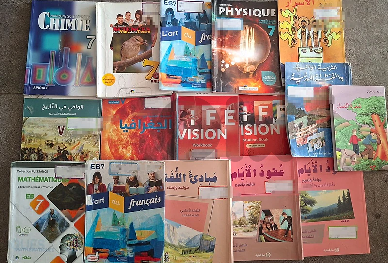 school books EB7 5eme