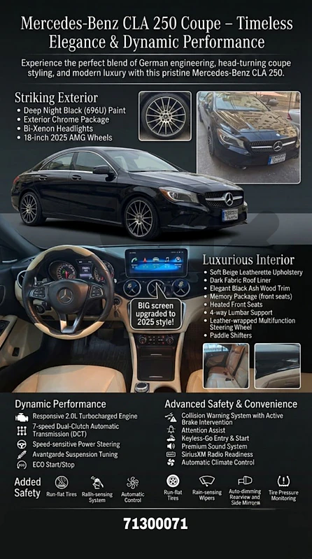 Mercedes-Benz CLA-Class 2016 - Full Tech Touch Screen 2025