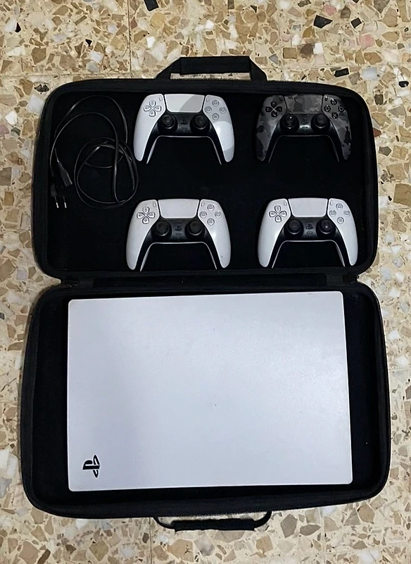 PS5 With 4 Controllers & Pioneer Bag!