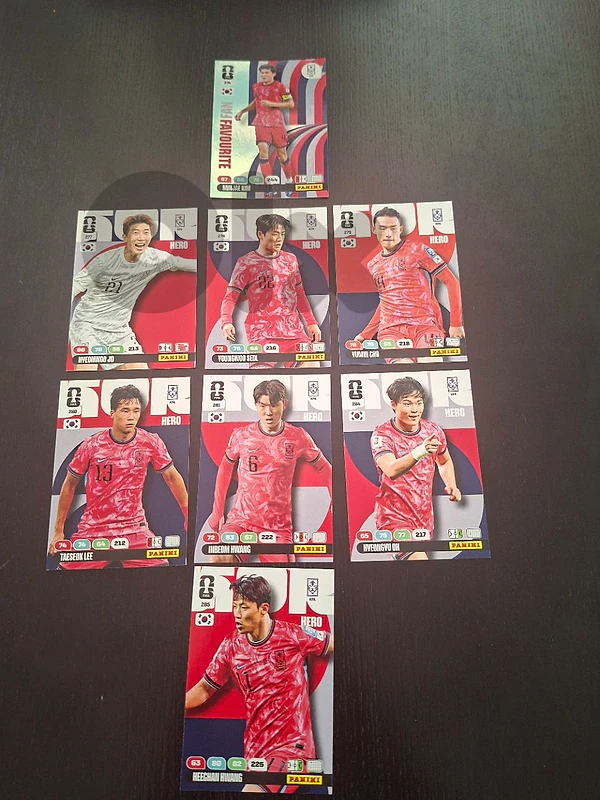 Panini world cup cards