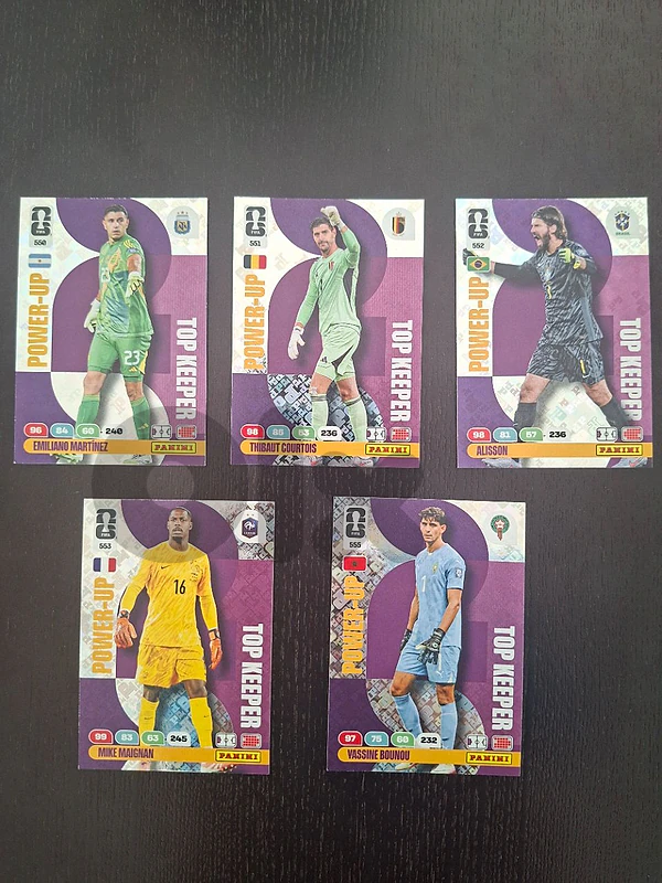 Panini world cup cards power-ups