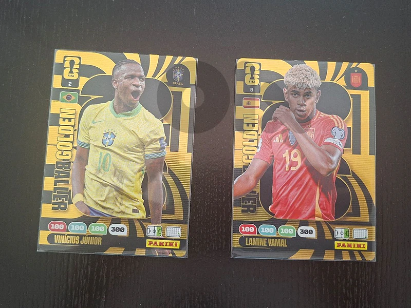 Panini world cup cards golden baller
