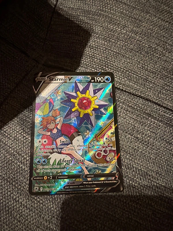 Pokemon card Starmie V ( mint edition ) Pokemon card Starmie V ( mint edition )