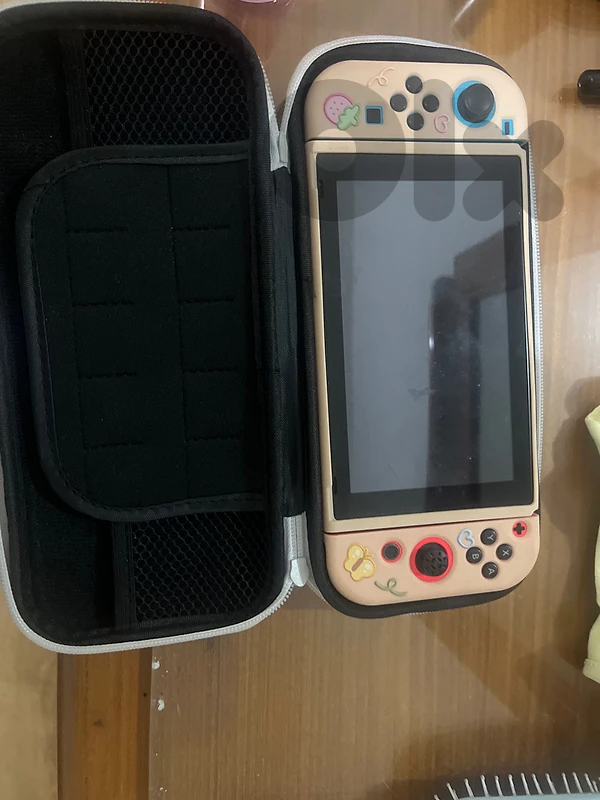 not moddable nintendo switch 1 with case and cover