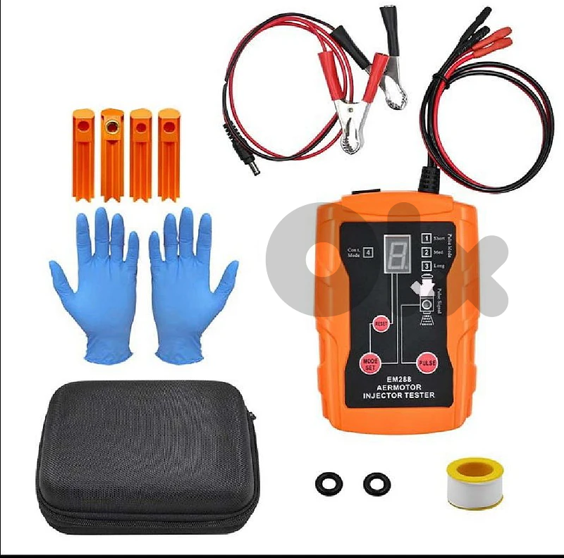 Fuel injector tester and cleaning tool