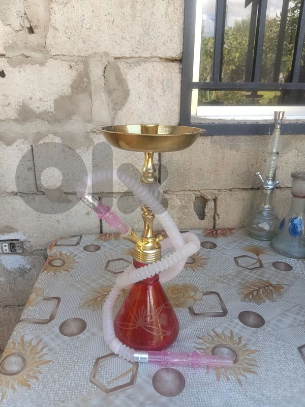 عرض مميز: أرجيلة ذهبية كاملة + زجاجة أرجيلة إضافية هدية مجاناً!