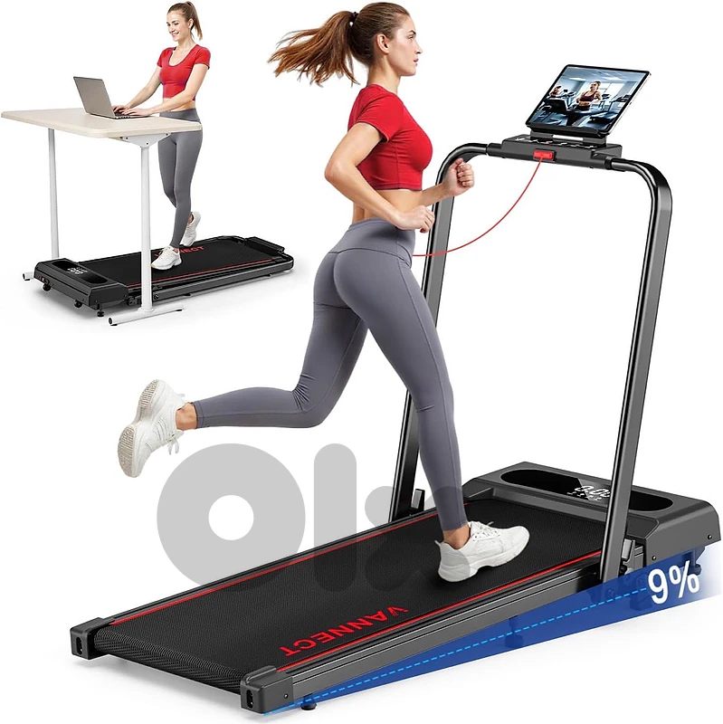 Vannect 6-in-1 Foldable Treadmill