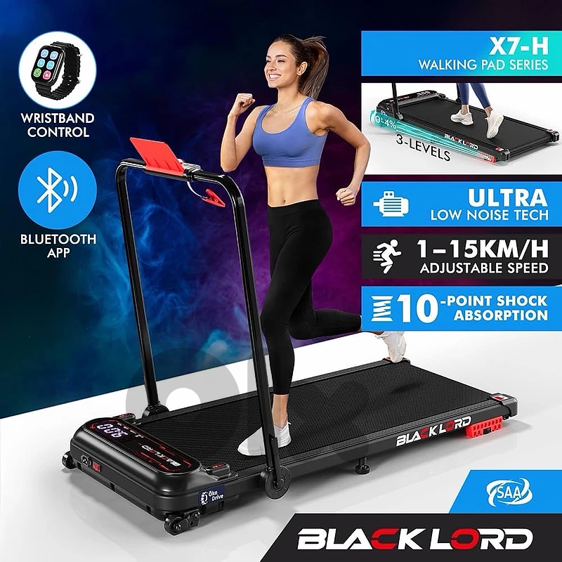 BLACK LORD Foldable Walking Pad Treadmill