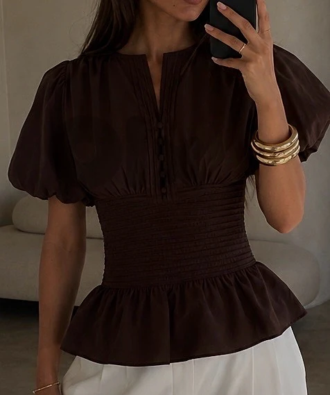Charlie Brown Waist Defining shirt