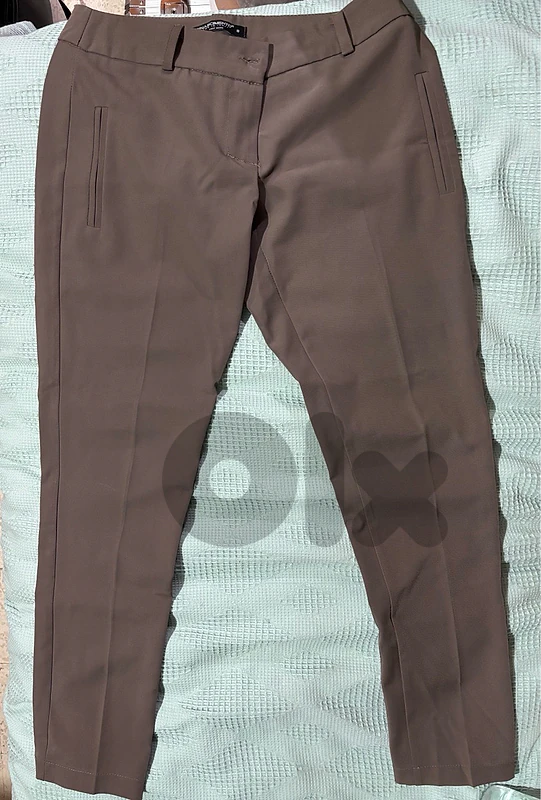 Rinascimento Made in Italy Low-Rise Brown Tailored Pants – Size S