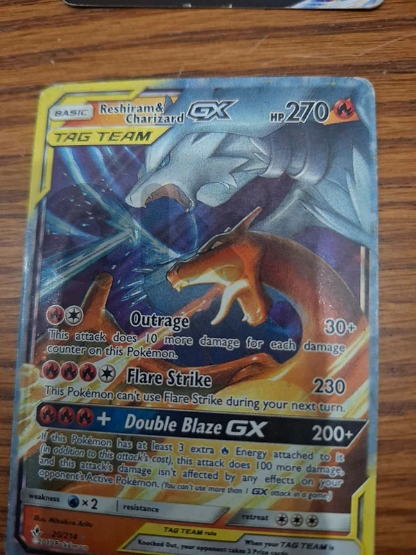 Charizard & Reshiram Gx