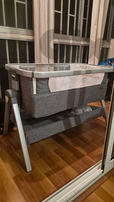 baby crib next to me
