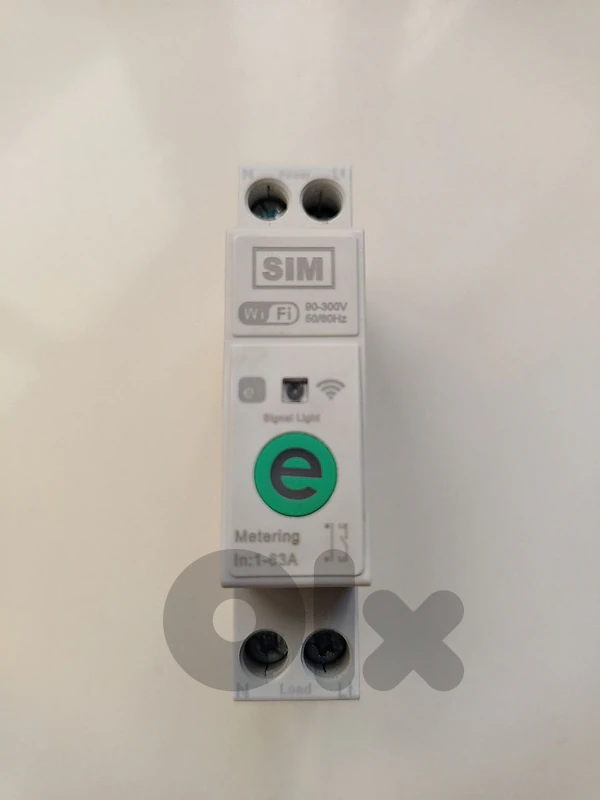 Breaker 63 AMP, Sim brand Wifi, works with eWeLink app