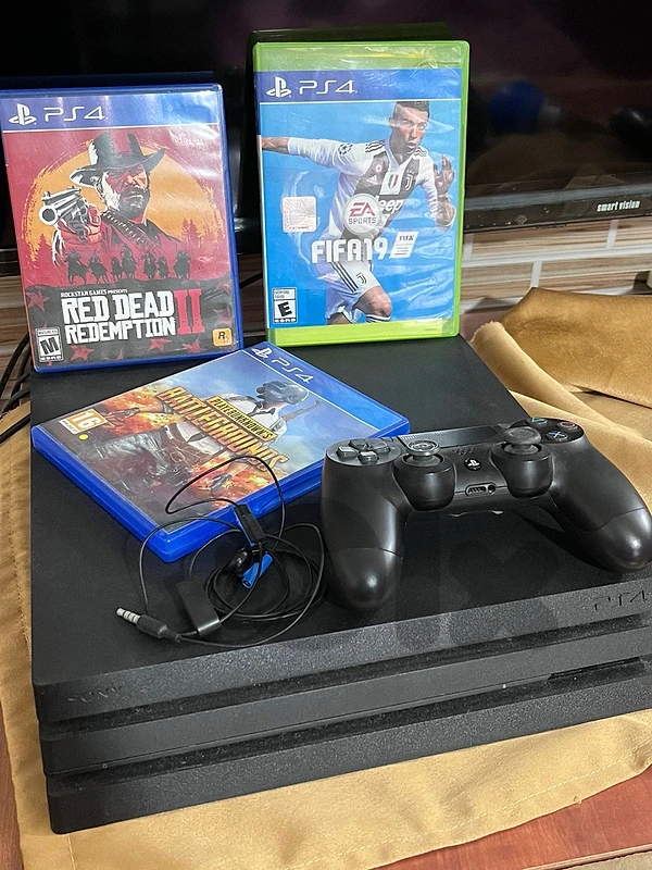 PS4 Pro + Controller + 3 Games + Headset | Free Delivery