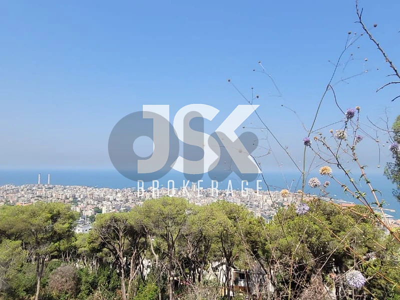 L22463 Land With Sea View For Sale On The Highway Of Bkerke Harissa L22463 Land With Sea View For Sale On The Highway Of Bkerke Harissa