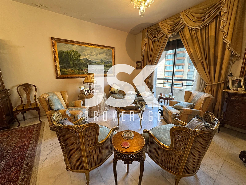 L22467 Nicely Decorated Apartment For Sale in Bliss, Ras Beirut