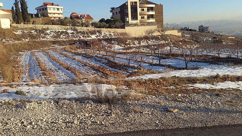 zahle dhour land 1,498 sqm for sale #6995