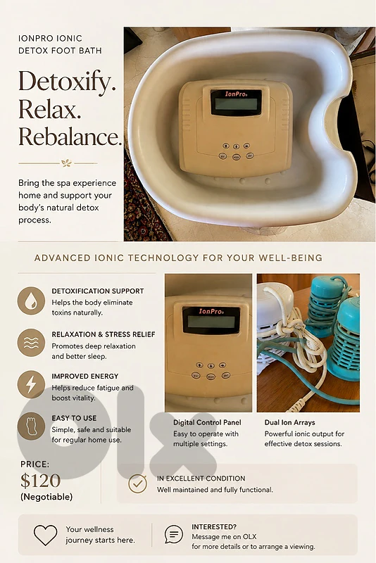 IonPro Ionic Detox Foot Bath