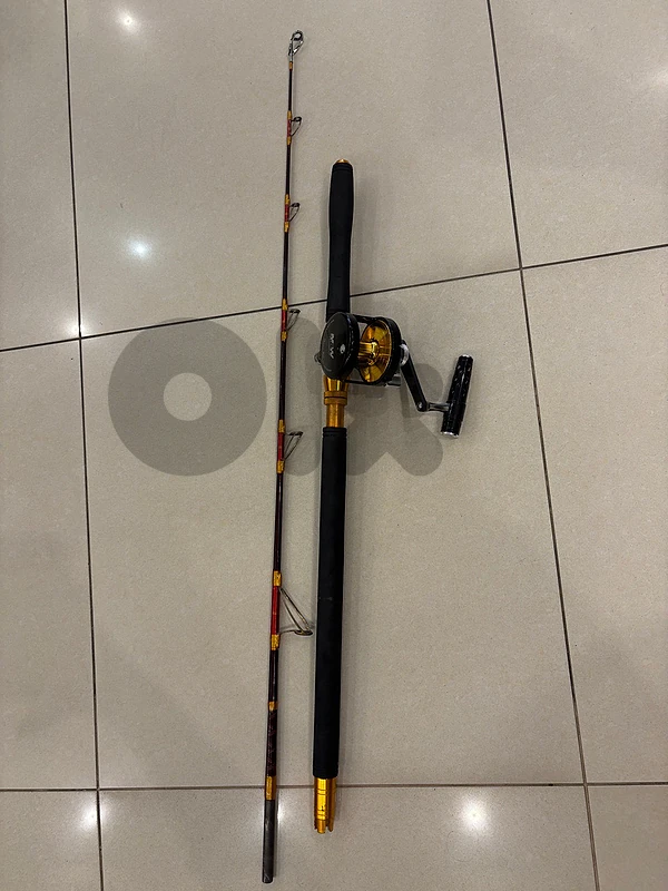 Overhead fishing rod