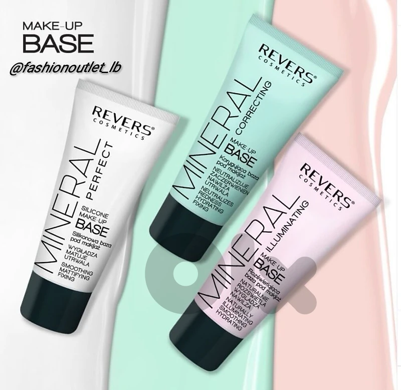Revers Cosmetics Mineral Make-Up Base Collection