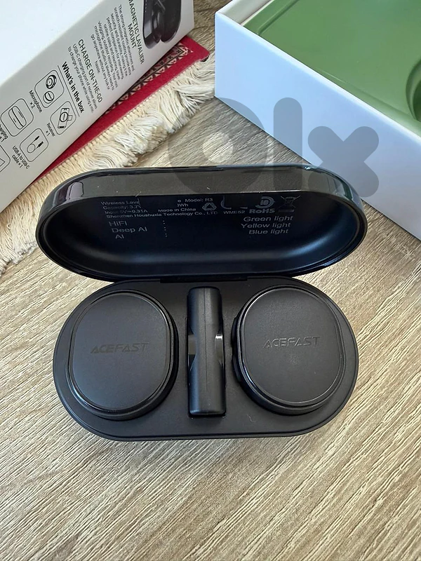 ACEFAST R3 Dual Wireless Microphone Set – AI Noise Cancellation | USB-
