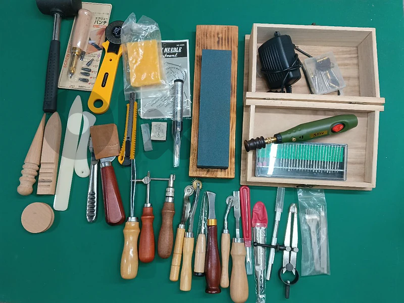 tools to work with leather