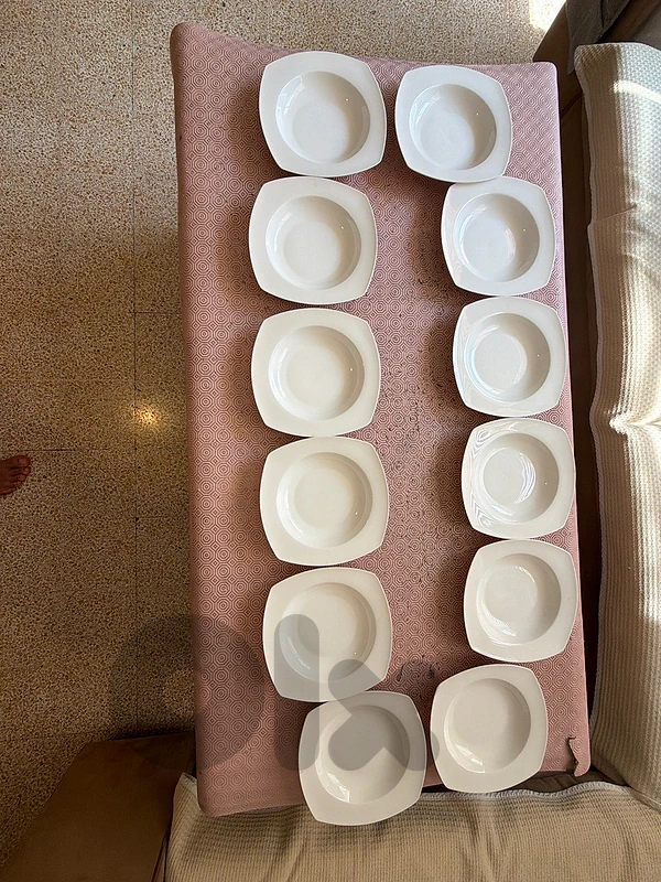 set of 36 plates and 1 big plate