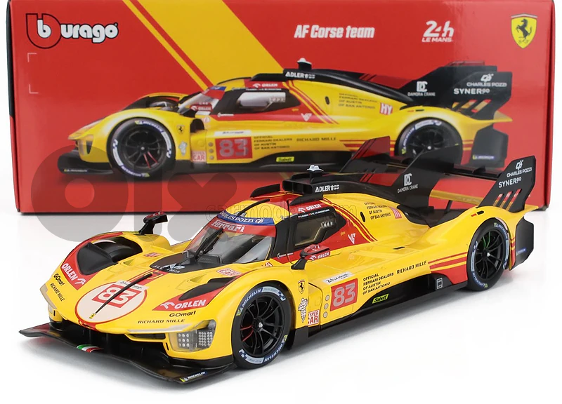 Ferrari 499P #83 (Lemans 24h 2024) diecast car model 1;18 Ferrari 499P #83 (Lemans 24h 2024) diecast car model 1;18