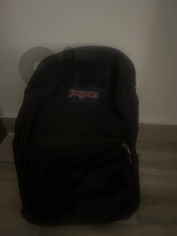 black jansport backpack