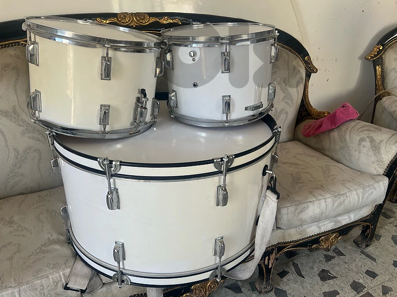 3 pcs 2 snare + 1 bass drum