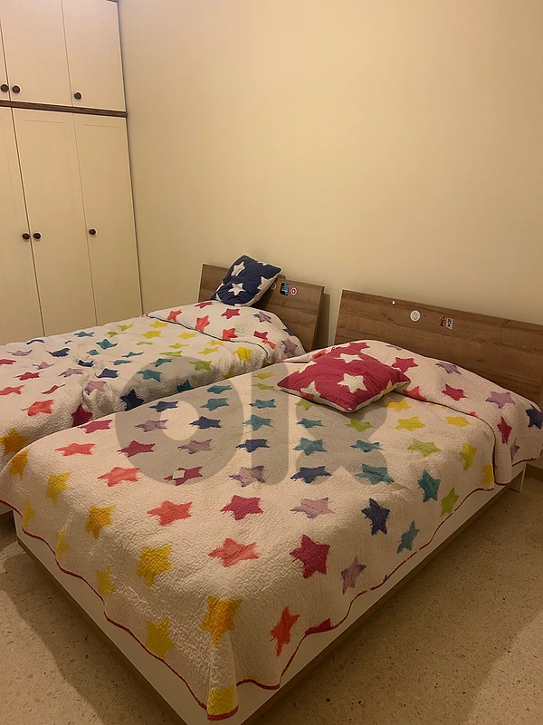 Bed and closet