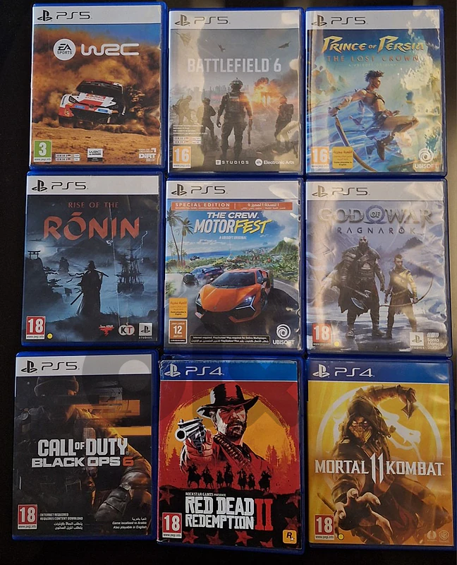 PS Games Bundle (9 Titles) – Excellent Condition